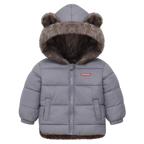 Image of Winter Coat For Baby Boys Girls Fleece Jacket Toddler Clothes