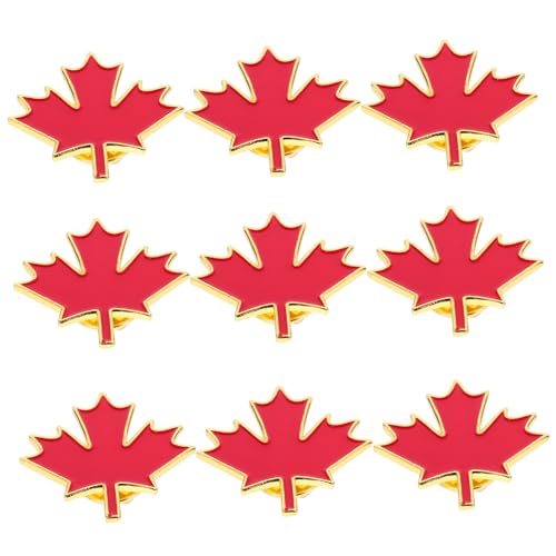 Brooche feuille d'érable canadienne : insigne breastpin métal fille créatif