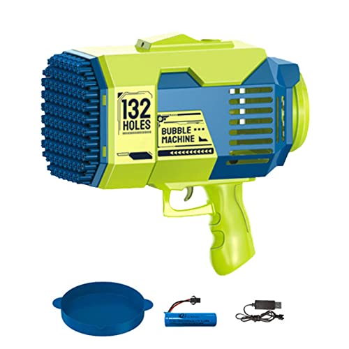 Bubble Machine, Bubble Makers 132 Buracos Automático Bubble Maker Brinquedo Para Crianças | Bolha má