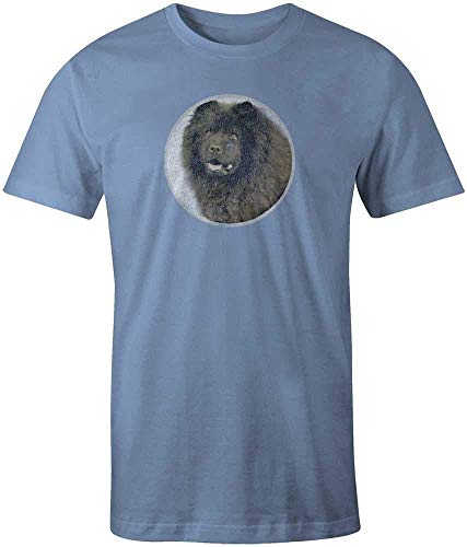 Arwick Store Chow Dog Puppy Short Sleeve T-Shirt Vintage Navy #TOP7
