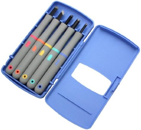 YoshiharuCutlery Maruichi Chisel, SX, All Steel, Set of 5
