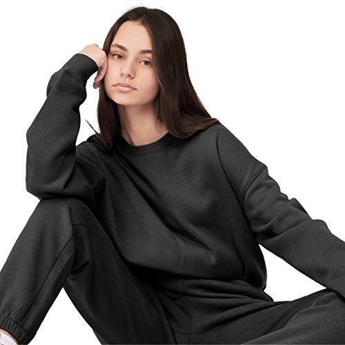 Image of Sweatshirt with Jogger for Womens | Girls Tracksuit | Soft Cotton | Side Pockets | Warm
