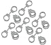 Rubber Mini Handcuffs 3.5 Inches - Pack Of 12 – Grey - For Kids Great Party Favors, Giveaways, Bag Stuffers, Fun, Toy, Gift, Prize, Piñata Fillers - By Kidsco