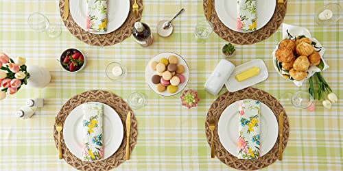 Nappe en coton rectangulaire DII Lemon Bliss 60x120 cm de table cuisine bistrot - 7