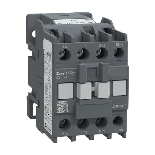 Contacteur tripolaire avec contact auxiliaire integre LC1N2510F5N bobine 110V