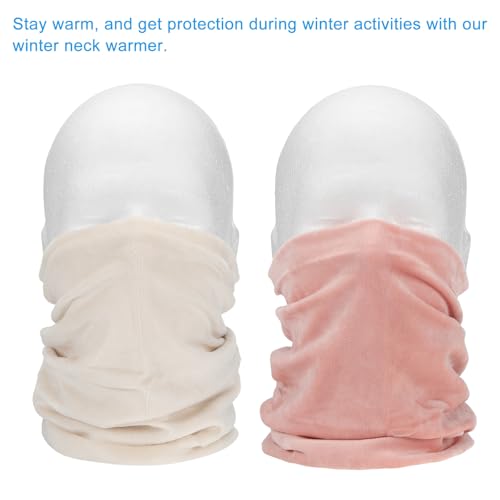 PATIKIL Winter Neck Warmer, Windproof Neck Gaiter Cold Weather Face Scarf Acrylic Fiber Ski Gaiter for Men & Women3