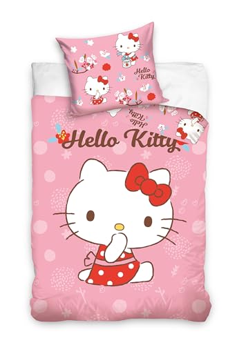 Carbotex Hello Kitty - Juego de cama para bebé (100 x 135 cm)