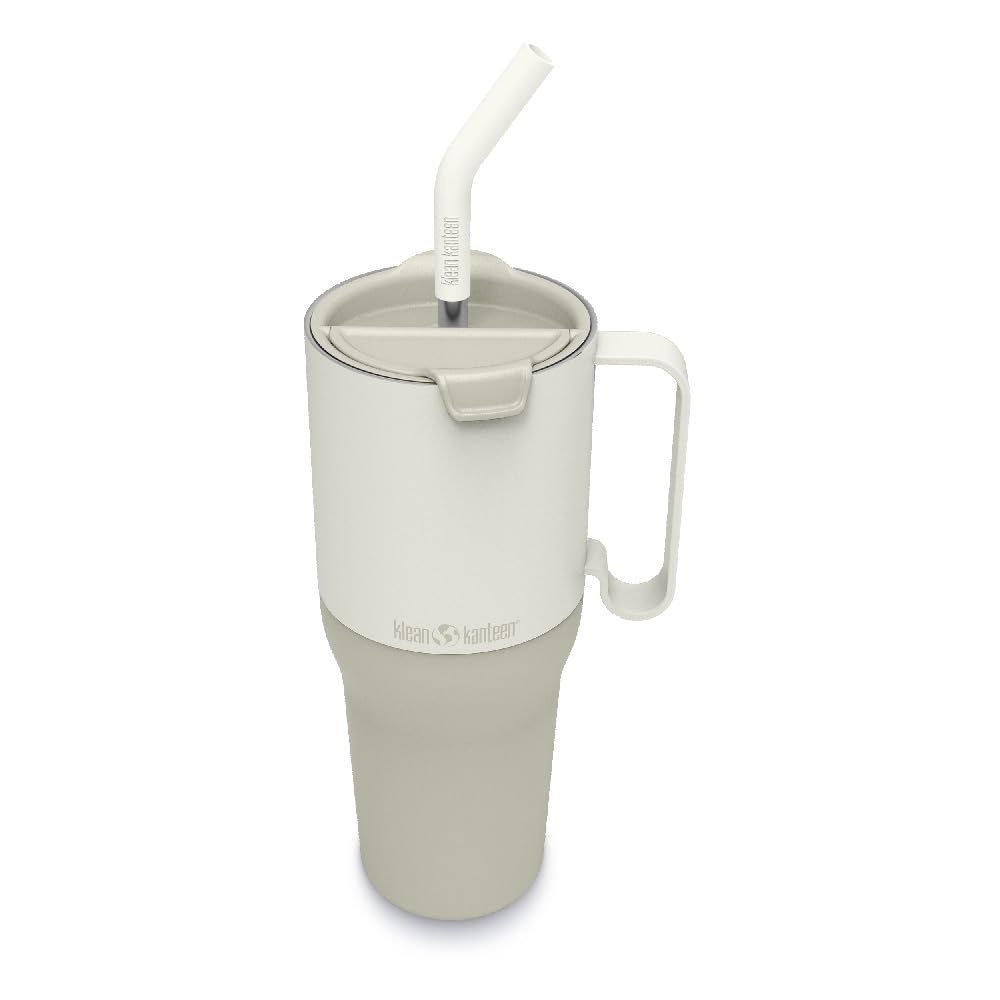 Klean Kanteen Rise 1065ml Tumbler w/Flip Lid & Straw Tofu