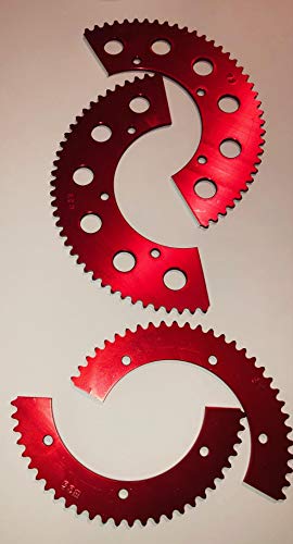 Pignons en aluminium fendus 35 chaînes indispensables pour vos week-ends karting