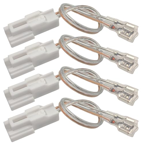 4Pcs 72-7300 Speaker Harness - Thicker Longer Car Door Speaker Wiring Harness Adapter - Compatible with Hyundai Kia Toyota Suzuki - Speaker Wire Connector Plug Replacement