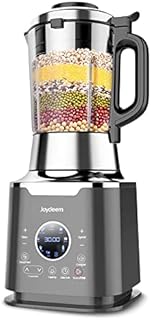Joydeem Multifunctional Cooking Blender,High-Speed Countertop Blender JD-D16 with stew pot, Soybean milk maker, Hot and Cold, 9 One Touch Programs with 12H Delay Cook, 1200W, 59 Oz, Shakes and Smoothies, Nut Butters, Soups