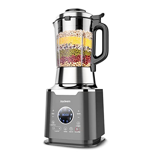 Joydeem Cooking Blender JD-D16, Hot and Cold Blender for Soy Milk & Juice, Soup Maker with Stew Pot, 1.75L(59 Oz), 1200W, Black