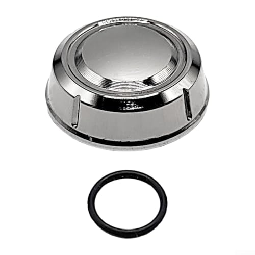 Écrou de protection anti-poussière pour moulinet de pêche 21 Spherus SW, alliage d'aluminium CNC anti-eau de mer, poignée de moulinet de réparation noir (argent)