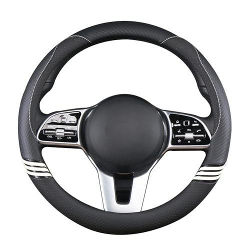 Binsheo 15 inch Cute Leather Steering Wheel Cover Black by Binsheo - Used condition - Image 2