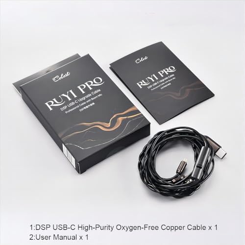 Cable de micrófono Kinera Celest RUYI Pro USB-C con control de volumen miniatura 7