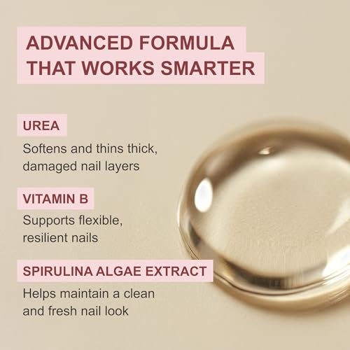 Image of Kerasal Advanced Clear & Defend Nail Renewal, Polish-Compatible Nail Repair with Urea and Spirulina, 0.13 Fl Oz