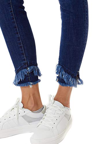 Kan Can Women's Mid Rise Ankle Skinny Jeans D 3/254