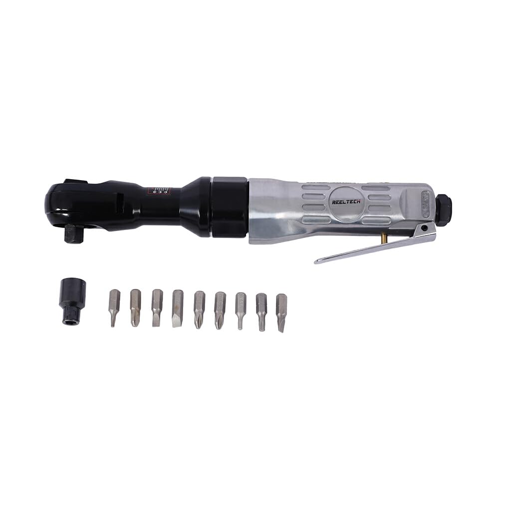 Potente Avvitatore a percussione e Kit di Strumenti Versatile 4 in 1 Qualsiasi Set di Utensili Pneumatici in Metallo per Adulti Set Completo di efficiente