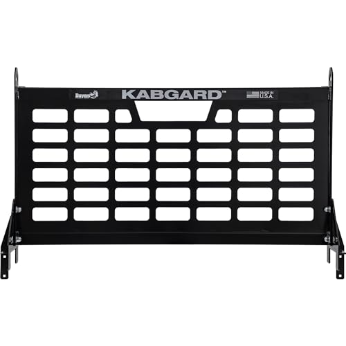 Image of Buyers Products 5405427B Kabgard Headache Rack W /Mounting Kit for Dual-Wheel Service Body Trucks, 54 Inch, Black Gloss Finish, Service Body Headache Rack Kit
