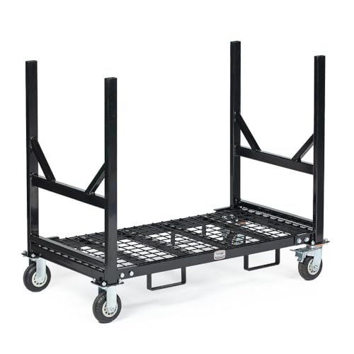 Titan Attachments Mobile Industrial Bar Cradle Cart Truck HD Locking Casters