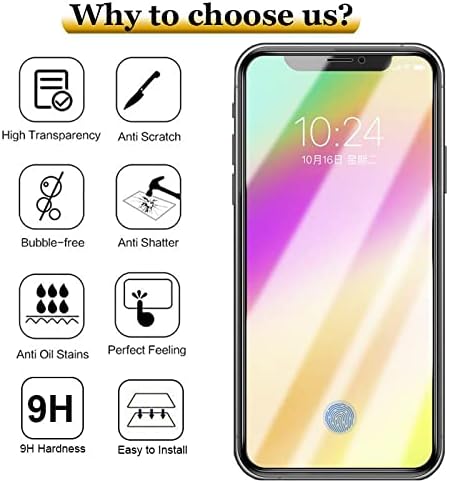 Compatible for Oppo A71 A72 A73 A74 A7 A7n A7x Clear Tempered Glass 9H Premium Screen Protector Explosion-Proof Film Toughened Guard (10 Packs,A7 (A7n))