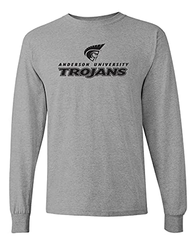 CreateMyTee | Anderson University Trojans Stacked Long Sleeve T-Shirt