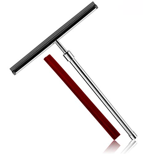 Homdsim Lengthen Stretchable Shower Squeegee Stainless Steel Shower Squeegees Telescopic Squeegee Manual Tool For Mirror/Window/Glass #TOP1