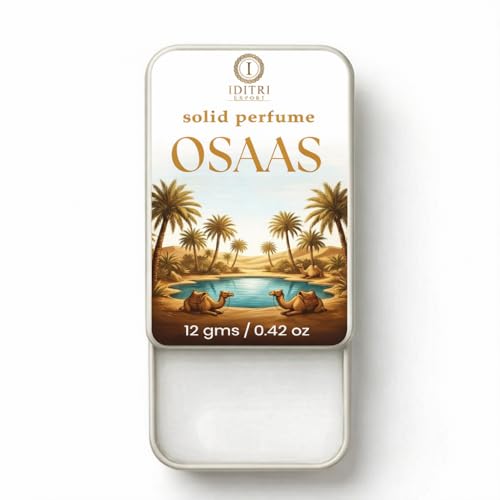 Image of Solid Perfume Osaas | Dova (FO) | Alcohol Free Wax Perfume Balm, Long Lasting Pocket Fragrance Tin 12g, Non Greasy Smooth Glide, Travel Friendly Unisex | Gym Fresh | Touch Up
