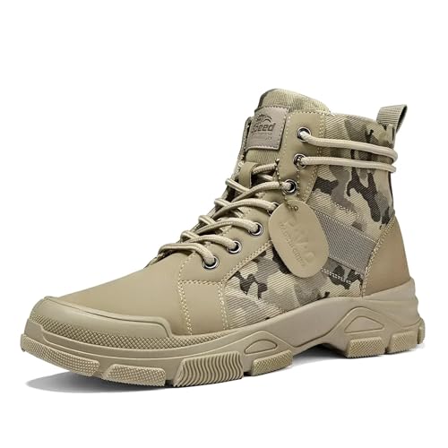 Chaussures tactiques montantes homme kaki finitions haut de gamme 44