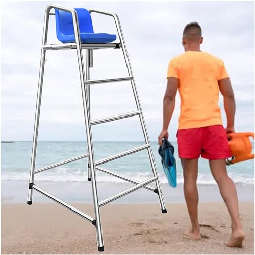 Silla elevadora para vigilancia en piscina acero inoxidable miniatura 1