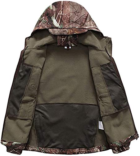 Veste softshell de camouflage tactique pour hommes doublée molleton Czen - 3
