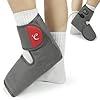 Comfytemp Almohadilla Eléctrica para Pies, Alivio del Dolor de Pies para Tendinitis de Aquiles Esguince de Tobillo Esguince de Talón, Envoltura Térmica con 3 Ajustes de Calor y Duración
