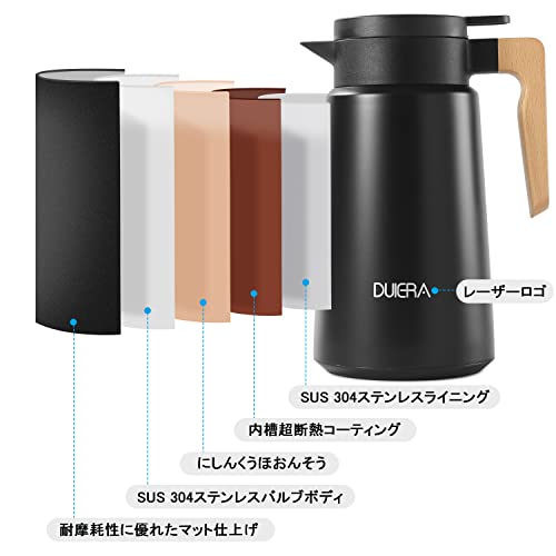 DUIERA DUIERA 1.8リットル魔法瓶ポット HL009 の商品画像 4