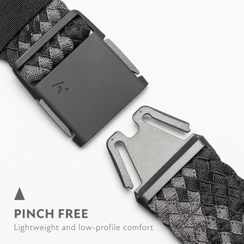 Image of Arcade Belts Futureweave Braided Woven Stretch Belt | For Men and Women, 4 Way Elastic, Metal Free Buckle, Unisex