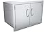 SUNSTONE DSH30 30-Inch Double Door Dry Storage, Stainless Steel