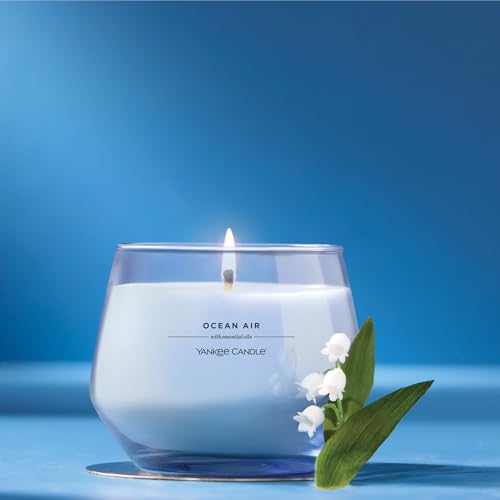 Yankee Candle Studio Scented Candle with up to 50 Hour Burn Time, Premium Plant Wax Blend for Consistent Burn, 10 oz Jar Candle with Room Filling Fragrance, Ocean Air - Image 5