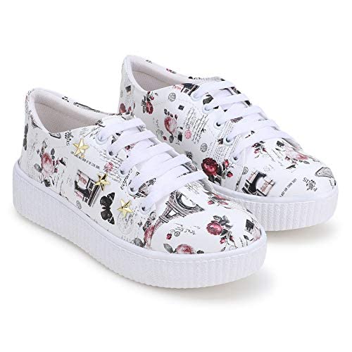 Frankline Sneakers for Girls with Star Laser grey1