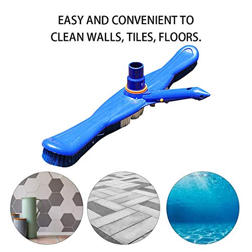 CNSELLER Escova de piscina, parede de piscina e escova de limpeza de azulejo, escova de limpeza de p