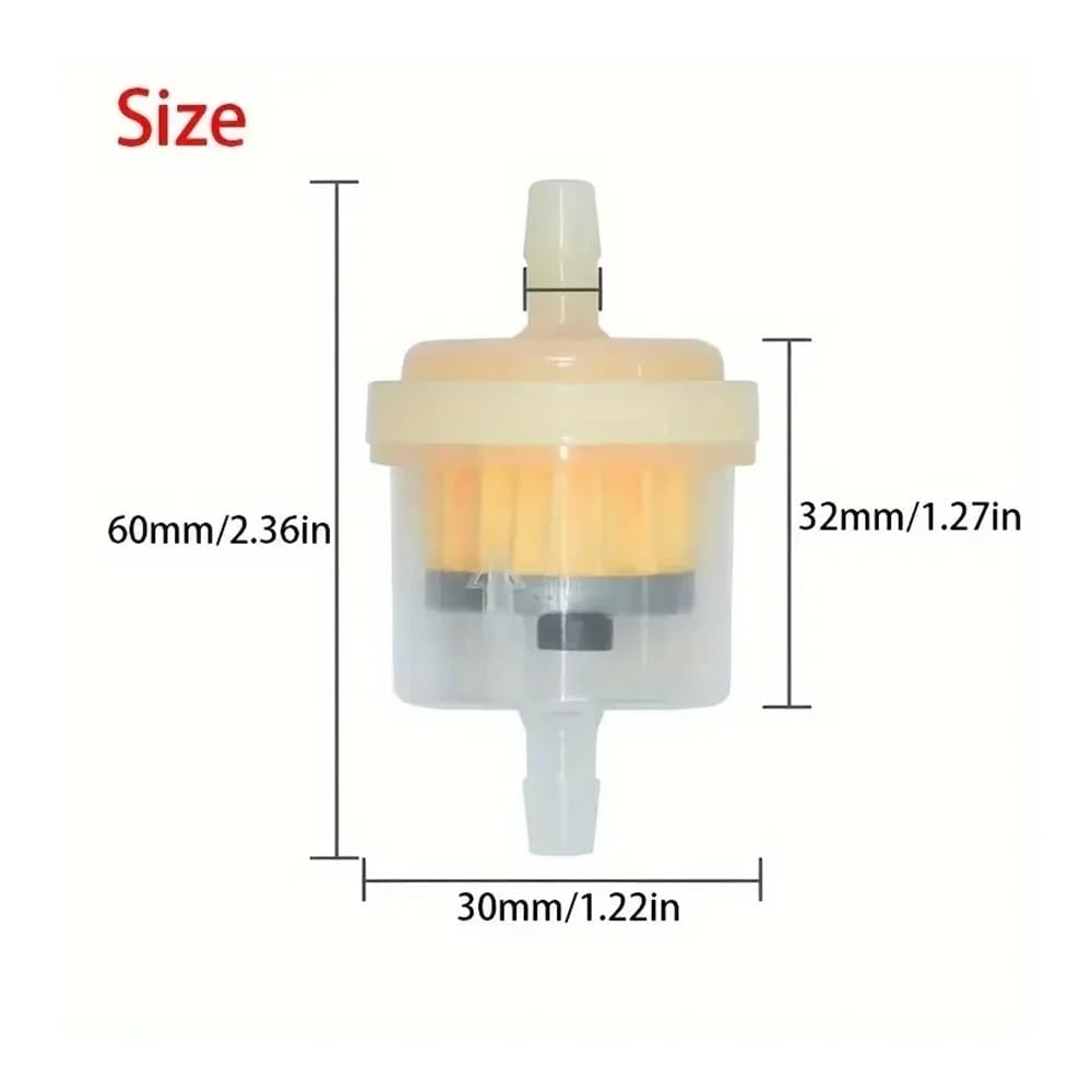 Filtri Dell'olio 100 Pezzi Filtro Olio Benzina Carburante Per Auto Pocket Bike Motociclo Ciclomotore Scooter Motocross Liquido Accessori