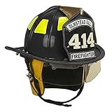 Cairns 1010 Black Traditional Fiberglass Helmet, NFPA, OSHA - NFPA Bourkes, Standard, Black