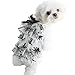 Dog Dress Black and White Melaleuca Skirt Pet Tutu Dress Cat Cute Princess Dress Summer Skirt S