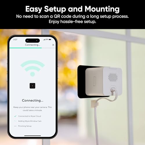 Wyze Window Camera, WiFi Indoor HD Home Security Camera, Upgraded Color Night Vision, Anti-Glare, AI-Powered Motion Detection, Easy & Quick Setup, 24/7 Recording, Works w/Alexa & Google thumbnail 7