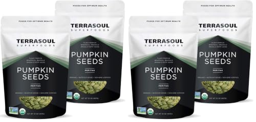 Terrasoul Superfoods Organic Pumpkin Seeds, 4 Lbs - Premium Quali...