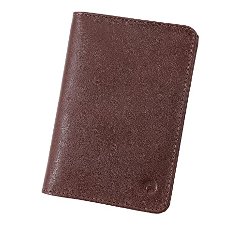 Carteira Slim Masculina Couro Legítimo Porta Cnh, Documento de Veiculo 187 (Pinhão)