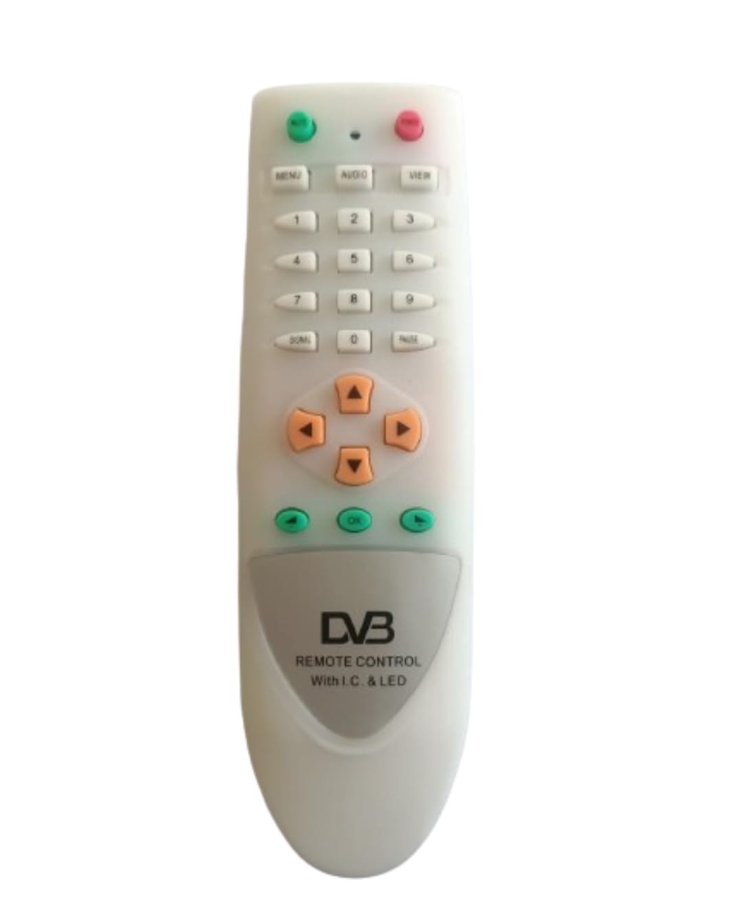 Unbreakable Remote DD Free Dish-DVB DTH Box, (Remote) - Pack of 1 (White)