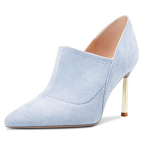 Castamere Women Stiletto High Heel Pointed Toe Slip-on Pumps Wedding Office 3.3 Inches Heels