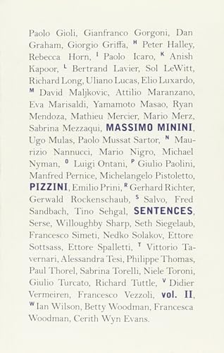 Portada de Pizzini / Sentences