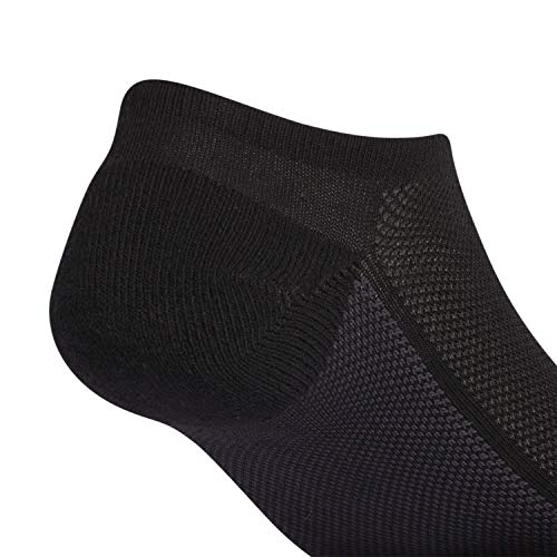 Adidas Men's Superlite Stripe Ii 3-Pack No Show, Black/Onix Grey/Night Grey, Large #TOP2