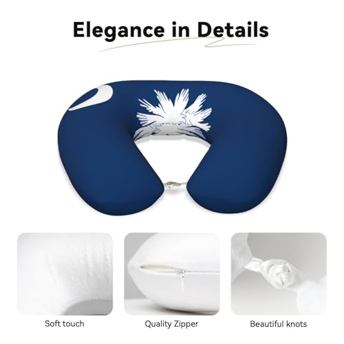 Almohada de espuma viscoelástica U-shaped 30 cm x 25 cm miniatura 3