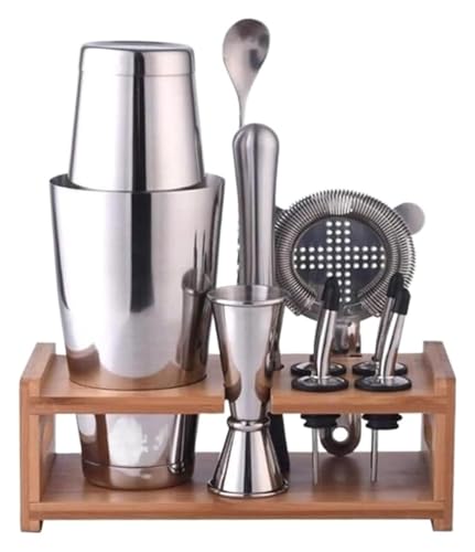 Set de Coctelera para Bartender en Acero Inoxidable miniatura 1